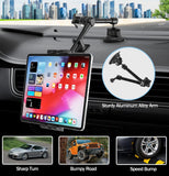 1 x RAW Customer Returns woleyi Truck Car Tablet Holder Dashboard Windshield, Heavy Duty iPad Car Holder Suction Cup with Metal Arm for 4-12.9 Mobile Phone Tablet, iPad Pro Air Mini, Galaxy, Lenovo, iPhone etc - RRP €45.99