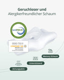 1 x RAW Customer Returns ANUK orthopedic pillow - ergonomic pillow - memory foam pillow against neck pain - Oeko-TEX Standard 100 certificate number 11-70964. - with extra dream catcher - RRP €58.9