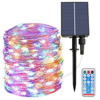 1 x RAW Customer Returns JIMACRO Solar Fairy Lights Outdoor, 20M 200 LED LED String Lights Outdoor Garden, Waterproof String Lights with Large Solar Panel, 8-Mode Decorative Lights for Garden Patio Yard Trees - RRP €17.14