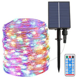 1 x RAW Customer Returns JIMACRO Solar Fairy Lights Outdoor, 20M 200 LED LED String Lights Outdoor Garden, Waterproof String Lights with Large Solar Panel, 8-Mode Decorative Lights for Garden Patio Yard Trees - RRP €17.14