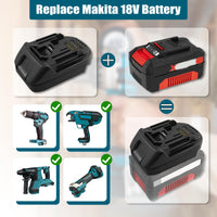 1 x RAW Customer Returns TPDL EIN18MT battery adapter converter for Einhell 18V Li-Ion battery to for Makita 18V power tool, battery adapter for Einhell 18V battery to for Makita 18V power tool no battery  - RRP €23.99