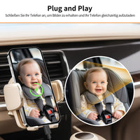 1 x RAW Customer Returns Ashfly 360 Baby Car Mirror - Rear Seat Mirror for Baby 1080P Baby Car Mirror Camera - Baby Car Back Seat Monitor with 150 Wide Angle, Night Vision, Universal Baby Car Mirror for iPhone - RRP €37.8