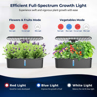 1 x RAW Customer Returns Yoocaa Home Hydroponic Greenhouse for 12 Plants, Smart Home Hydroponic Vegetable Garden Kit with LED Light, Adjustable Height in 12 Levels, Automatic Timer Seedless  - RRP €83.59