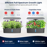 1 x RAW Customer Returns Yoocaa Home Hydroponic Greenhouse for 12 Plants, Smart Home Hydroponic Vegetable Garden Kit with LED Light, Adjustable Height in 12 Levels, Automatic Timer Seedless  - RRP €83.59