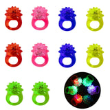 1 x RAW Customer Returns BNOYONERAS 10 pieces finger lights toy, luminous rings, luminous jelly rings, finger lights, party ring, luminous rings, luminous LED party rings for children adults light up party - RRP €24.0