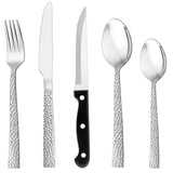 7 x Brand New Cutlery Set, HaWare 36-piece stainless steel cutlery set with steak knife for 6 people, modern dining cutlery set with hammer handle, knife fork spoon set for home restaurant, dishwasher safe - RRP €174.93