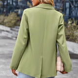 1 x RAW Customer Returns ANGGREK Women s blazer, long sleeves, button placket, blazer jackets with pockets - RRP €40.33