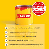 1 x RAW Customer Returns ADLER Legno Oil - Universal wood oil colorless for hardwoods and softwoods indoors - Wood protection care with wood care oil for furniture, interior fittings wooden floors - White 750ml - RRP €33.28