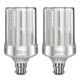 1 x RAW Customer Returns SAUGLAE 32W LED Lamps, 260W Incandescent Bulbs Equivalent, 6000K Cool White, 3600Lm, B22 Bayonet Cap LED Bulbs, 2 Pack - RRP €25.99