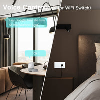 2 x RAW Customer Returns BSEED Normal 16A socket with WiFi smart light switch intelligent glass wall switch compatible with Alexa and Google Home on ONLY 2.4 GHz network 2 compartment 1 way white neutral conductor required  - RRP €54.26