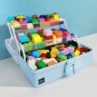 1 x RAW Customer Returns Calogy Art Supplies Storage 13 3 Layers Plastic Sewing Craft Box with Handle Storage Box for Medicine Tools Cosmetic Pen - RRP €24.79