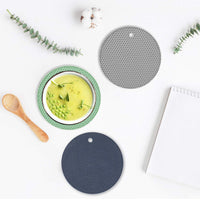 4 x Brand New Uktunu Silicone Trivet Set of 6 Beehive Shape Potholders Multipurpose Drying Mat Non-Slip Anti-scald Coasters for Kitchen Heat Resistant up to 230 C Colorful - RRP €47.2