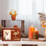 8 x Brand New Dog Urn, Personalized Pet Urns for Dogs, Wooden Pet Urn with Photo Frame Urns for Dogs and Cats, Ashes for Pets up to 70 lbs, Keepsake for Pet to Safely Store Ashes - RRP €185.6