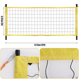 1 x RAW Customer Returns Garden Volleyball Net, Portable Professional Volleyball Net Replacement Parts Volleyball Net Set for Indoor Outdoor Pool Campus Swimming Pool - RRP €118.02