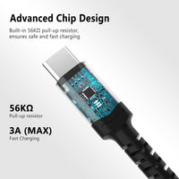 133 x Brand New USB-C to USB-C Cable 2M,60W USB C to USB C Cable 3A PD Fast Charging USBC Type-C to Type-C Charger for Samsung Galaxy S22 Ultra S22 Plus S22 S21 S21 S21 Ultra S20 S20 S20 FE,Note 20 10,A13 A23 A53 - RRP €1045.38