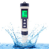 1 x RAW Customer Returns PH Meter, PH Meter, 5 in 1 TDS EC Salinity Temperature PH Tester with Backlight, High Precision, Suitable for Drinking Water, Swimming Pools, Aquariums, Laboratories - RRP €25.2