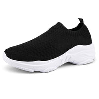 1 x Brand New Hsyooes Walking Shoes Women s Sneakers Comfortable Running Shoes Lightweight Sneakers Arch Wedges Sports Shoes Fashion Street Running Shoes Fitness Breathable Casual Shoes Black A 37EU - RRP €23.99