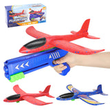 2 x Brand New AGAKY Airplane Toy, 2 Pieces Airplane Styrofoam with Catapult Gun, Glider Children Outdoor, Styrofoam Airplane Model, Throwing Glider Styrofoam Airplane Game for Boys and Girls Outdoor - RRP €46.36