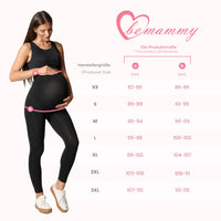 1 x RAW Customer Returns Be Mammy Lot of 2 Maternity Leggings Pregnancy Sports Clothing BE20-230 Black Navy Blue, L  - RRP €27.98