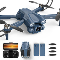 1 x RAW Customer Returns F417 Drones with 2 Professional Cameras, Foldable Drone with 4K Camera, FPV Drones 5GHz WiFi Transmission for Adults, HD Brushless Motor Drone, Headless Mode for Beginners, 3D Flip, 2 Batteries - RRP €74.99