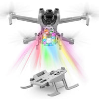 1 x RAW Customer Returns STARTRC Mini 3 Landing Gear Foldable Extended Leg with Flash LED Lights Landing Gear for DJI Mini 3 Accessories Only for Mini 3  - RRP €22.34