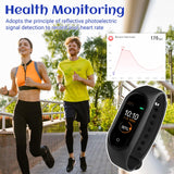 1 x RAW Customer Returns GAESHOW M4 Fitness Tracker, Smartwatch Heart Rate Monitor, Smartwatch Smart Band, Women Men Fitness Watch, Wrist Pedometer with Blood Pressure Measurement Black  - RRP €15.72