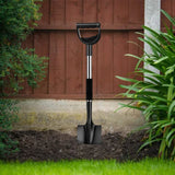 1 x RAW Customer Returns Garden Shovels for Digging, 78 cm Small Shovel with Comfortable D-Handle, Black Spade Shovels for Camping, Edging, Heavy Duty Metal Compact Shovels, Mini Shovel Steel - RRP €23.99