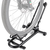 1 x RAW Customer Returns CXWXC bike stand floor 26 to 29 inches and 650C -700C, bike stand for your garage, home or bike shop, foldable bike stand for MTB and road bike - RRP €39.32