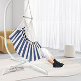 1 x RAW Customer Returns Chihee Hammock Chair Hanging Swing Maximum 500 Pounds Including 2 Cushions Steel Spreader Bar with Anti-Slip Grooves Portable Hanging Chair Side Pocket Large Macrame Bohemian Chair Indoor Outdoor - RRP €37.3