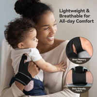 1 x RAW Customer Returns AGPTEK Thumb Brace with Detachable Support, Comfortable Rhizarthrosis Brace, Relief of Radial Tendovaginitis Pain, Trigger Finger, S 13-15cm  - RRP €16.99