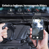 1 x RAW Customer Returns Endoscope Camera, DEPSTECH Endoscope with Light, Endoscope iPhone FHD with Bluart 3.0, Fine Probe 7mm, Semi-Rigid Cable, Endoscope Camera, Waterproof IP67 for iOS Smartphone, Gadgets for Men, 5m - RRP €31.99