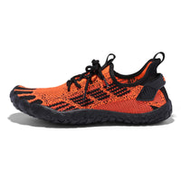 1 x Brand New NORTIV 8 Barefoot Shoes for Men - Water Shoes - Quick Drying - Aquatic Sports Shoes - Orange Black, 46 EU - RRP €51.6