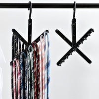 1 x Brand New Tie Holder Rotatable Adjustable Tie Holder Belt Holder Rack Tie Rack Organizer Multilayer Design with Non-Slip Clips for Ties, Belts, Socks, Scarves Up to 20 Ties or Belts - RRP €10.0