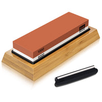 1 x RAW Customer Returns SHAN ZU sharpening stone whetstone for professional 2-in-1 double-sided knife sharpener, grit 1000 6000 with non-slip silicone holder for kitchen knives - RRP €29.99