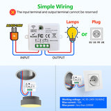 1 x RAW Customer Returns Tedeligo Wireless Light Switch Set, Mobile Wireless Remote Control Switch AC220V 230V 10A Relay Receiver Easy Installation for Lamp 100M Control Range - RRP €48.89