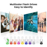 1 x RAW Customer Returns KOOTION Pack of 10 USB Sticks 64GB Memory Sticks Set USB 2.0 10 Pieces Colorful Data Stick Memory Stick Metal 64G Thumb Drive Pack of 10 Flash Drives 64 GB Flash Sticks USB Flash Drives Multicolored - RRP €38.99