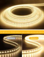 1 x RAW Customer Returns CHNMALITAI 220V 230V LED Strip 5M 3000K SMD2835 120LEDs m, IP67 waterproof LED strip for outdoor indoor 5M, warm white  - RRP €21.7