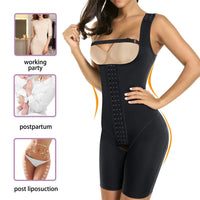 1 x RAW Customer Returns KUMAYES Bodysuit Women s Underbust Corset Figure-Shaping Tummy Control Body Shaper Shaping Body Shaper Postnatal Shaping Shapewear Bodyformer with Hooks Underwear M, Black  - RRP €32.99