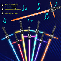 5 x Brand New Lightsaber children, Star Wars lightsaber children, duel lightsabers, lightsaber, double bladed lightsaber, lightsabers with light and sound, cosplay toy for children gift - RRP €96.0