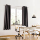 1 x RAW Customer Returns Blumtal blackout curtains set of 2 - thermal curtains for cold protection - opaque curtains with eyelets - curtains with loops - curtains 245x140cm - thermal curtains against the cold - curtain - anthracite - RRP €29.14