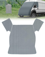 1 x RAW Customer Returns SUPAREE Windscreen Cover Ducato Windscreen Cover Motorhome Bow Protection Cover Caravan for F-iat Ducato Complete Front Protection UV Protection - RRP €70.9