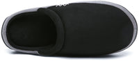 1 x RAW Customer Returns Mishansha Home Slippers Men Warm Winter Plush Slippers Comfortable Non-slip Winter Cotton Shoes Black, Gr.43 EU - RRP €19.67