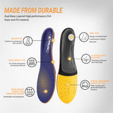 1 x RAW Customer Returns TOPSOLE Orthopedic Insoles, High Arch Support Shoe Insoles For Plantar Fasciitis, Heel Spur, Flat Feet, Fallen Arches, Foot Pain, Comfort Men Women Work Shoes Insoles - RRP €24.99