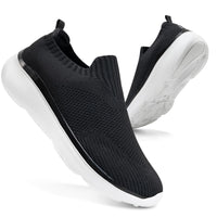 1 x Brand New Sosenfer Slip on Sneakers Women s Without Laces Sports Shoes for Women Mesh Sneakers Casual Shoes Black 41 - RRP €60.0