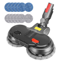 1 x RAW Customer Returns DrRobor Electric Mop Head for Dyson V11 V15 V10 V8 V7 Vacuum Cleaner, Mop Head with Removable Water Tank, 12 Mop Pads - RRP €59.28