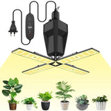 1 x RAW Customer Returns SINJIAlight plant lamp led, plant light bulb with 4 adjustable panels, E26 E27 plant lamp with automatic on off function, perfect for indoor plants flowers - RRP €31.99