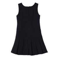 1 x Brand New Bienzoe Girls Stretchy School Uniform Pleated Dress Black 16 - RRP €27.99