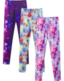 1 x RAW Customer Returns Adorel Long Printed Leggings Girls Pants Pack of 3 Milky Way 7-8 Years Manufacturer Size 70  - RRP €19.99