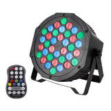 1 x RAW Customer Returns UKing Rechargeable LED Par Battery, RGB 36 LED Stage Light DMX 7CH, Party Light 7 Modes Lighting Effects with Remote Control for DJ Disco Wedding Christmas Stage Lighting - RRP €61.99