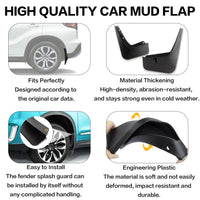 1 x RAW Customer Returns Psler Car Mud Flaps Fender Splash Guards Kit for Vitara 2016-2023 - RRP €37.32